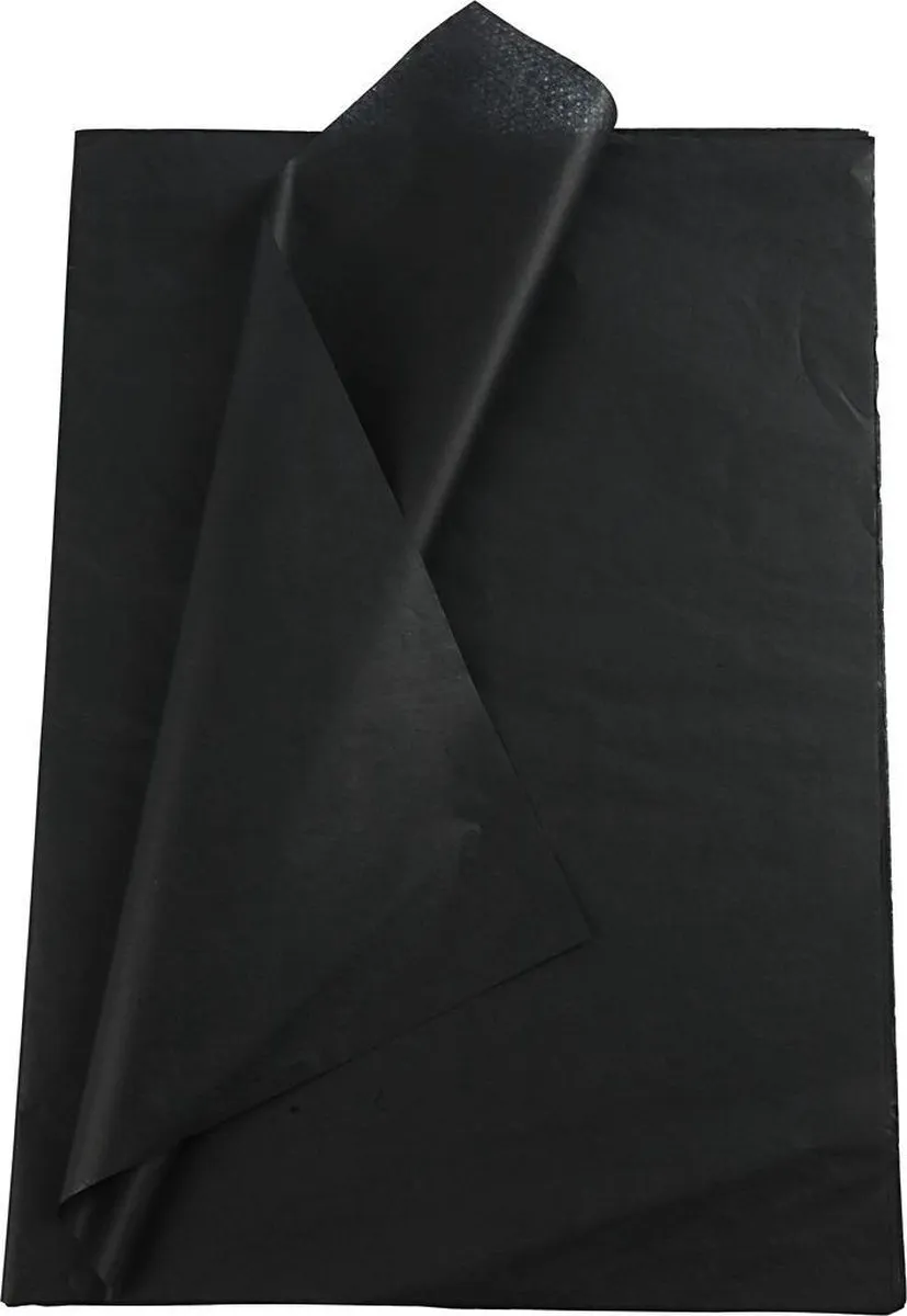 Creativ Company Zwart Tissuepapier 50x70cm