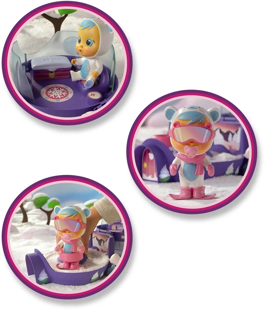 TM Toys Cry Babies Magic Tears Kristal Iglo Speelset - Wit/Blauw
