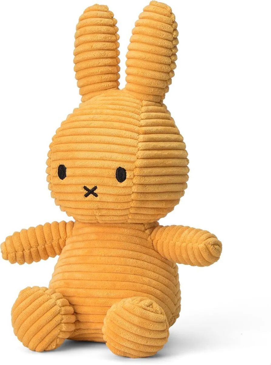 International Bon Ton Toys Nijntje Corduroy Knuffel - 23cm - Geel