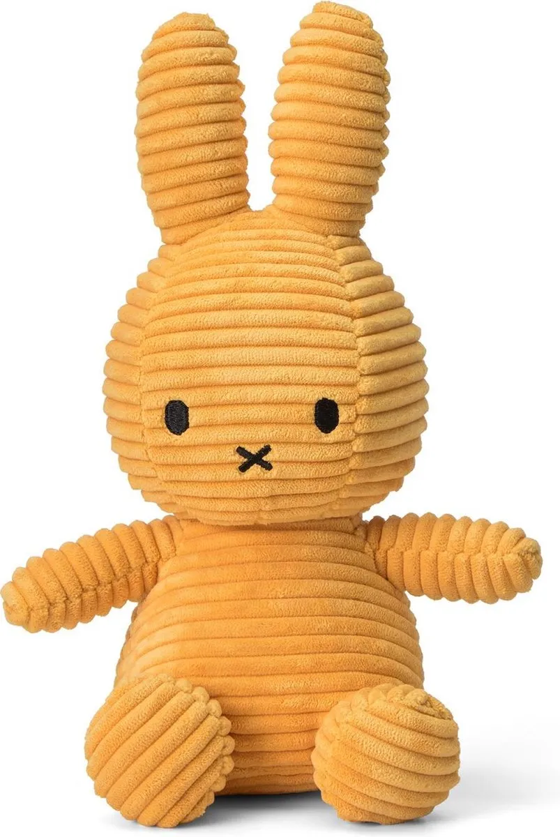 International Bon Ton Toys Nijntje Corduroy Knuffel - 23cm - Geel