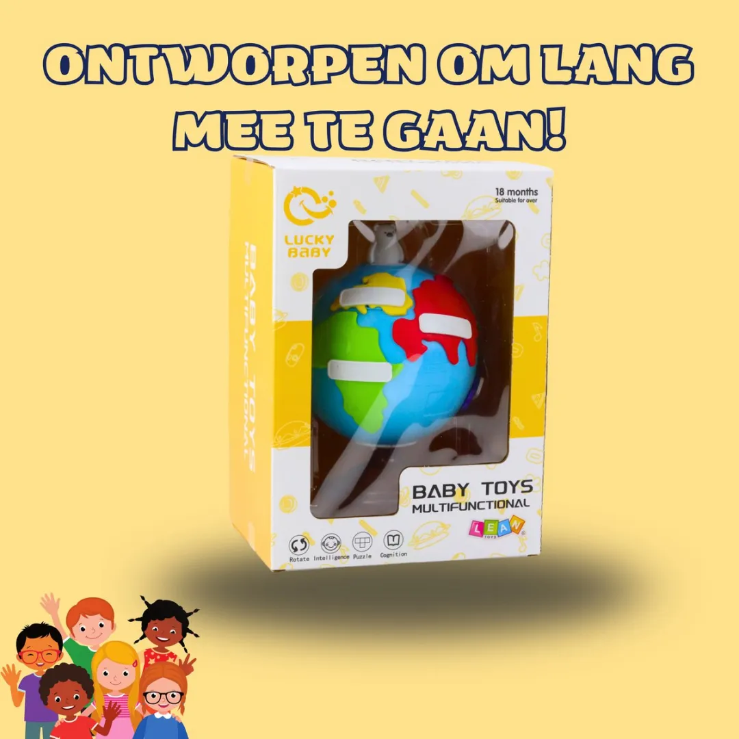 EduPlay Interactieve Educatieve Globe - Blauw - afbeelding 6 van 6