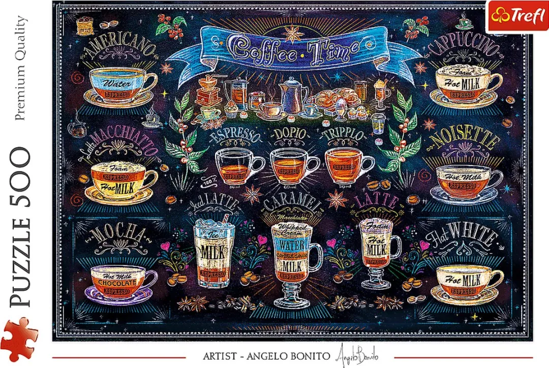Trefl Coffee Time Puzzle 500 Stuks - Multicolor