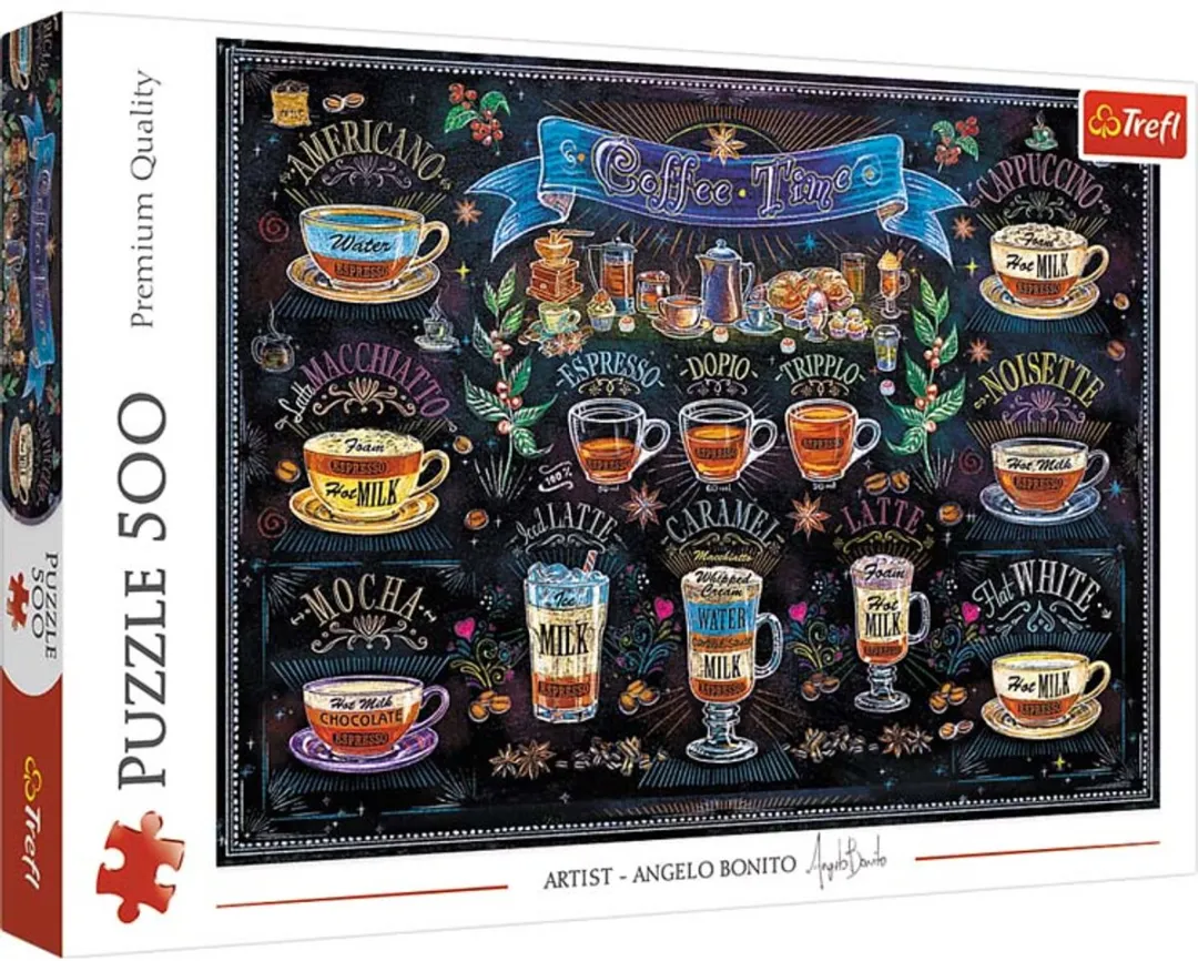 Trefl Coffee Time Puzzle 500 Stuks - Multicolor
