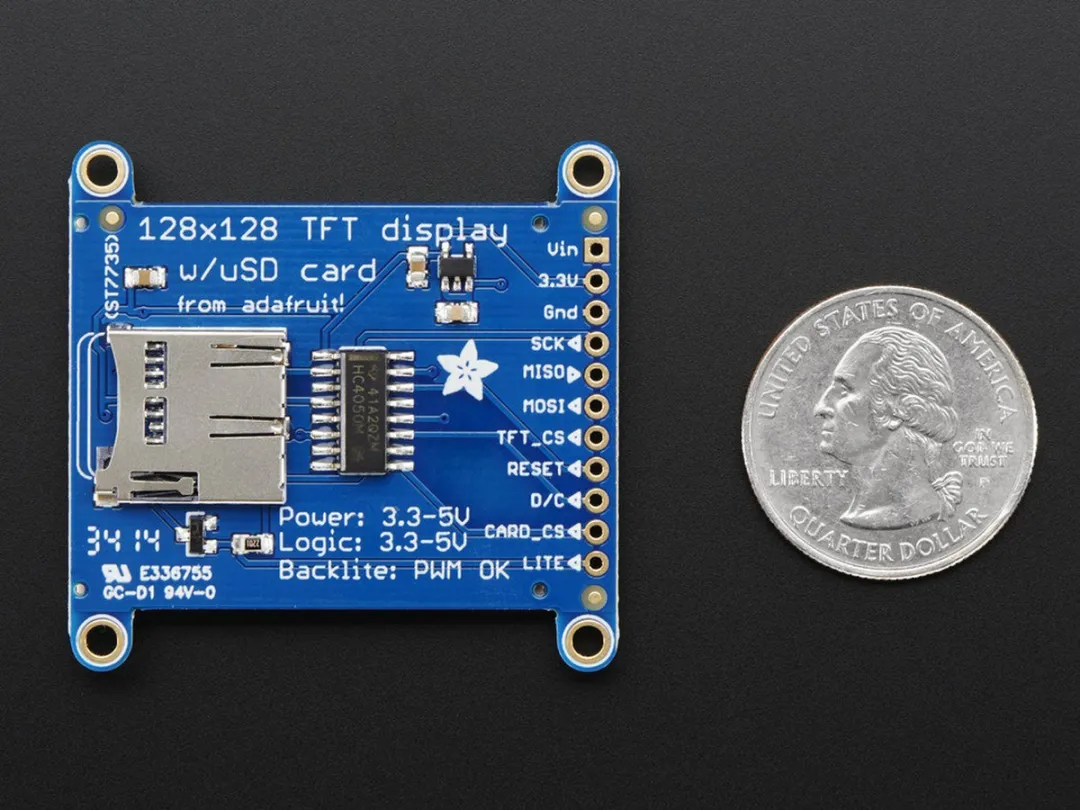 Adafruit 1.44 inch TFT LCD Display 2088 - Meerkleurig
