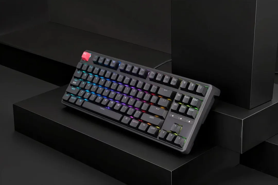 Keychron C3 Pro C3PX-H3 Toetsenbord - Brown Switch - Zwart