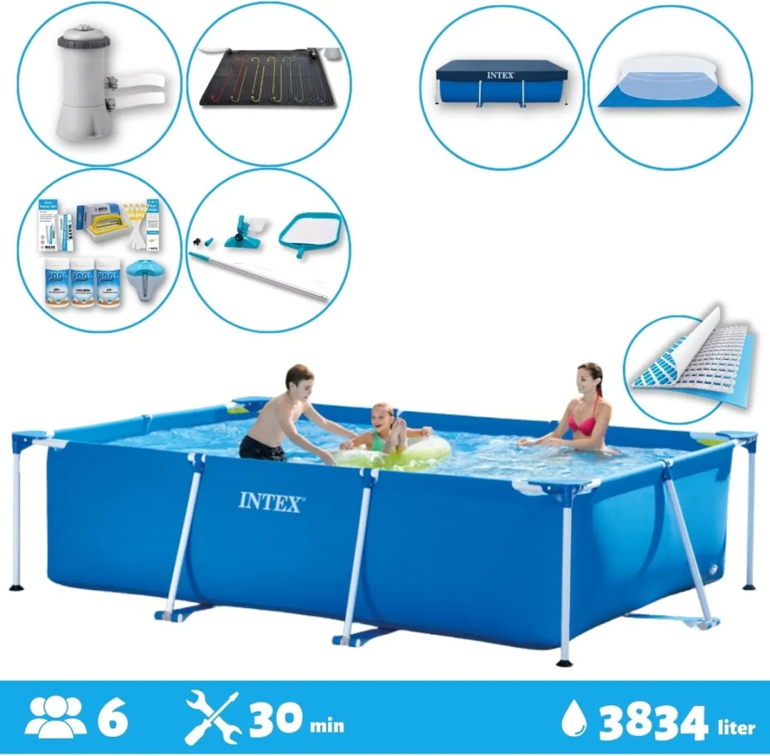 Intex Voordeelverpakking Frame Zwembad 300x200x75cm