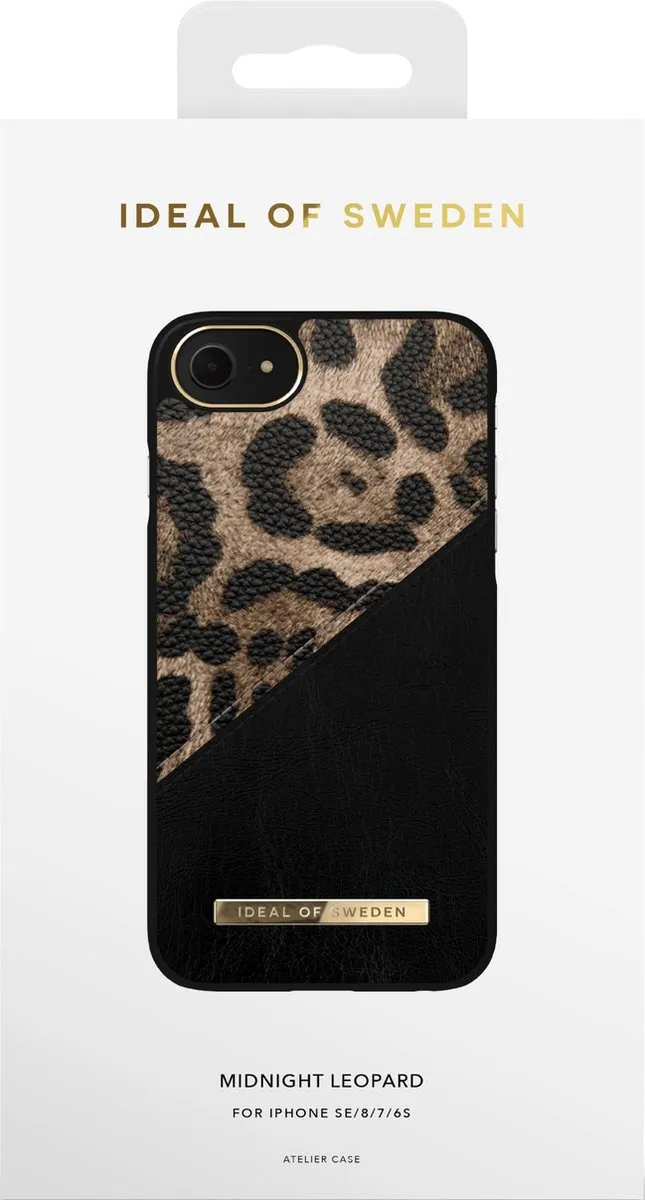 iDeal of Sweden Fashion Case Atelier iPhone 8/7/6/6s/SE Midnight Leopard - IDACAW21-I7-330