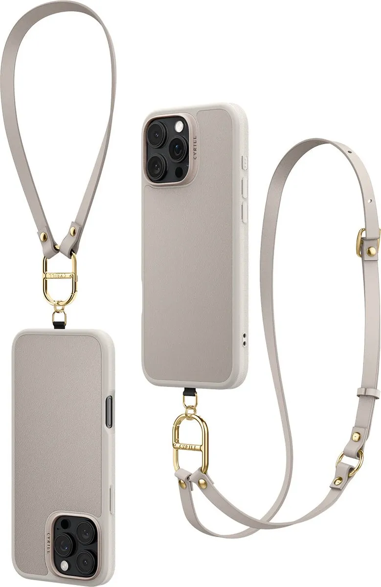 Spigen Cyrill Kajuk Mag Hoesje ACS08401 - iPhone 16 Pro Max - Beige