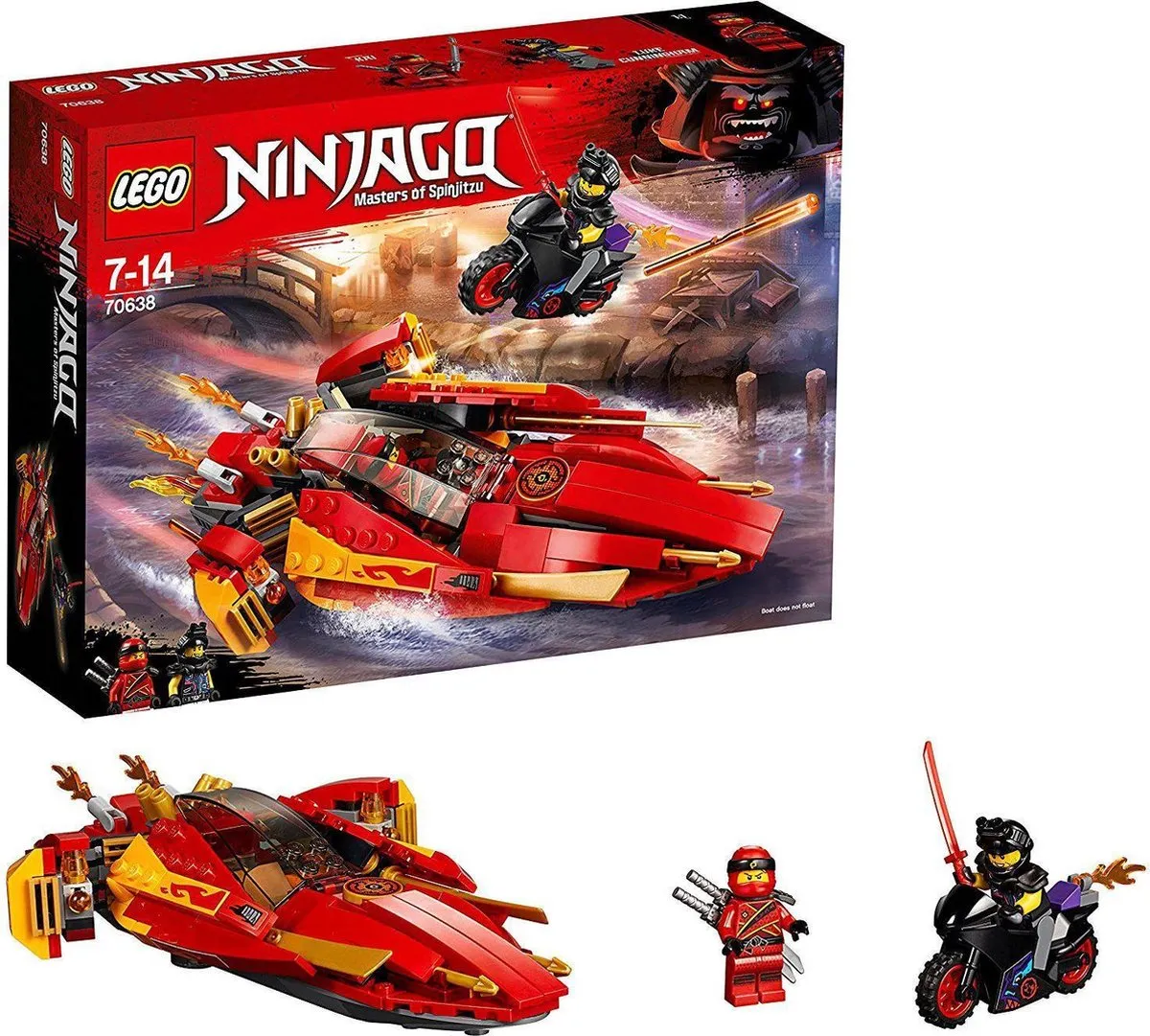 LEGO Ninjago Katana V11 70638 - 257 Stukken - 2 Minifiguren