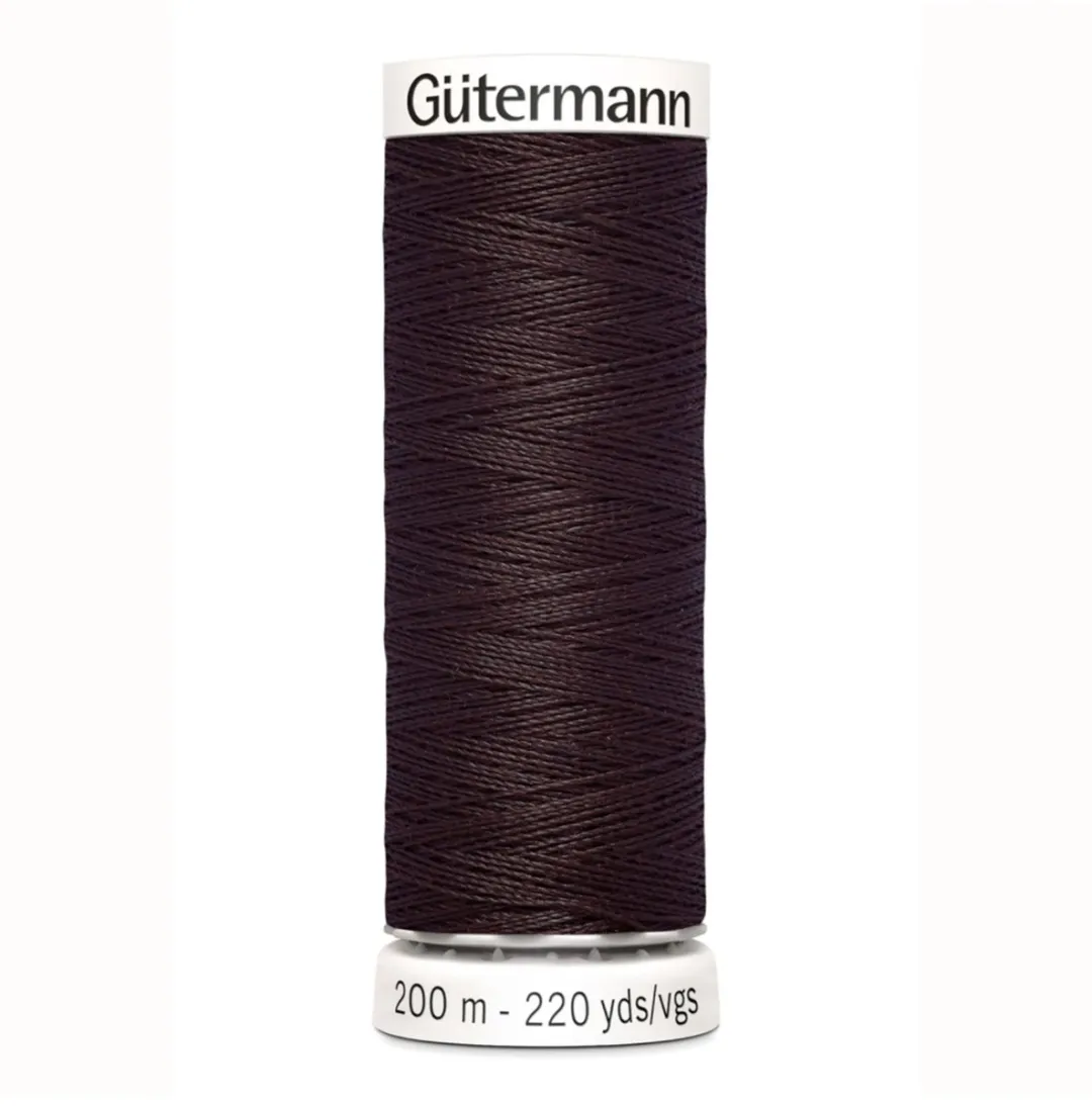 Gutermann Polyester Naaigaren 200m - Bruin