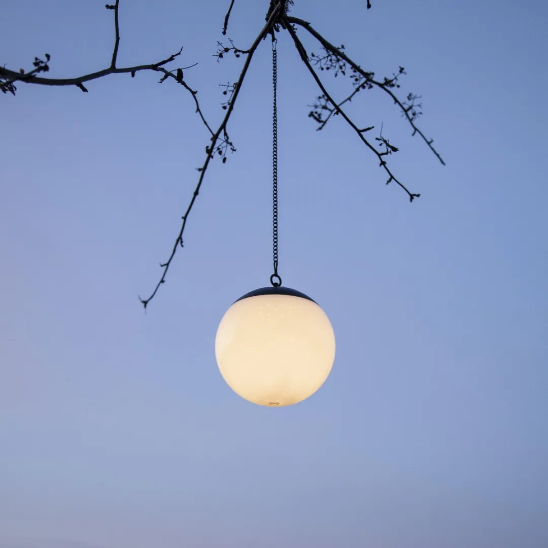 Star Trading Zonne-energie Globe Buitenlamp 9 Lichtpunten - Zwart - afbeelding 6 van 6