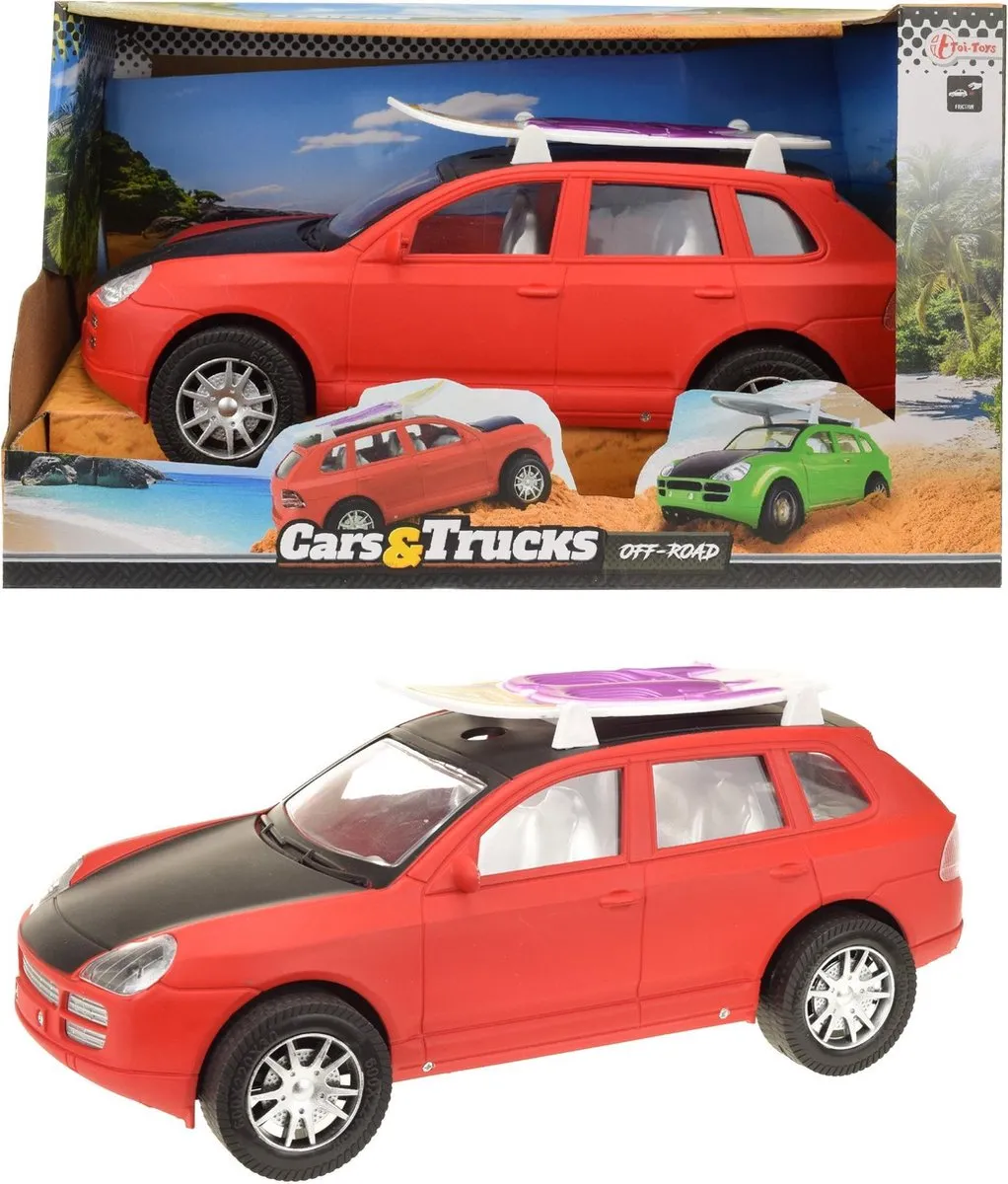 Toi-Toys Auto met Surfboard 31cm