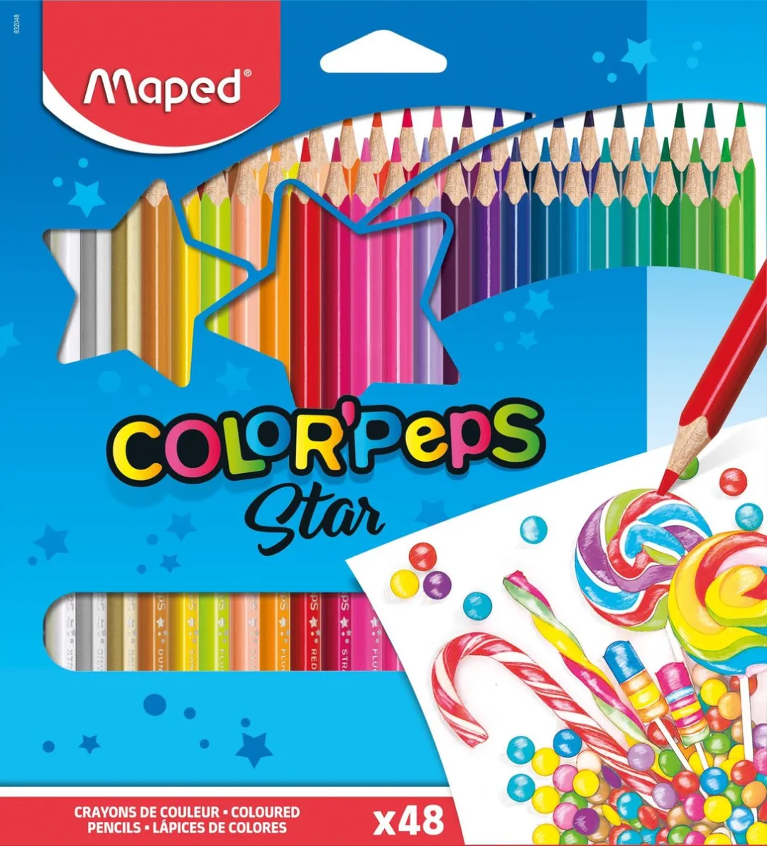 Maped Color'Peps Kleurpotloden - 48 Stuks - Multi - afbeelding 6 van 6
