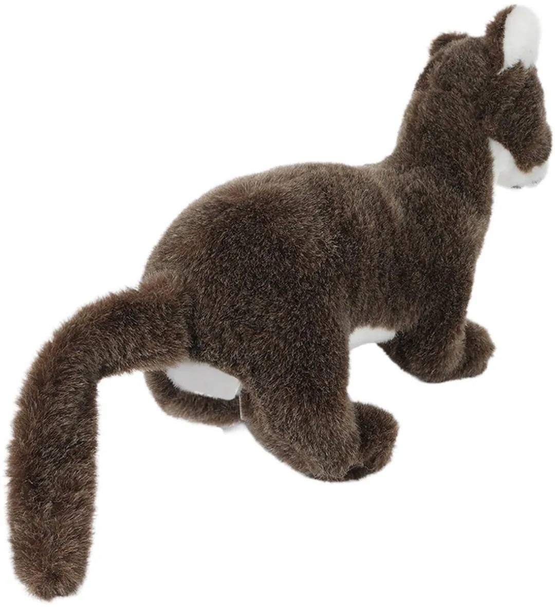 PIA Soft Toys Wezel Knuffeldier - Donkerbruin - 28 cm