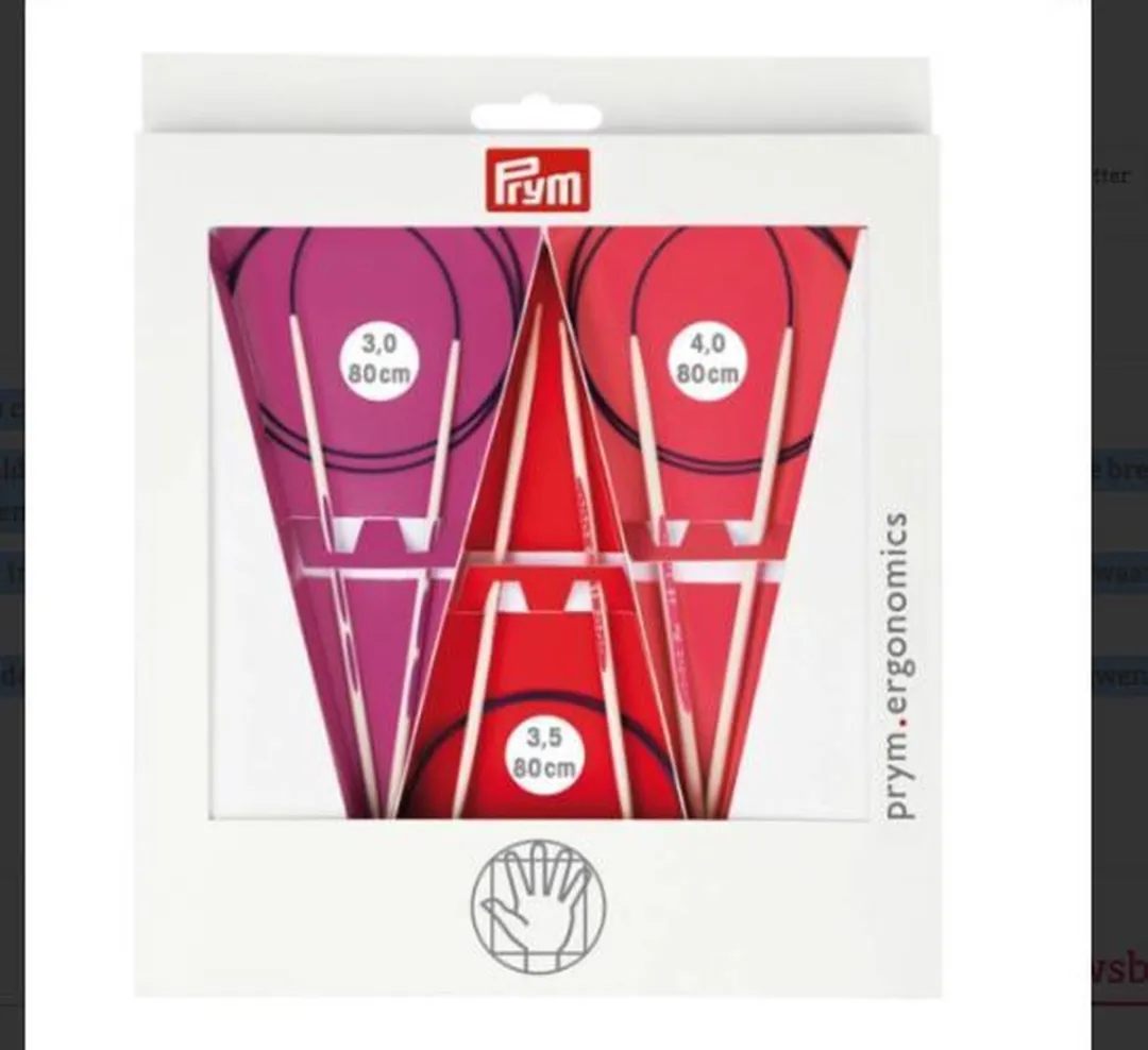 Prym Rondbreinaalden Ergonomics Set 3,00-4,00mm - 1 Stuk