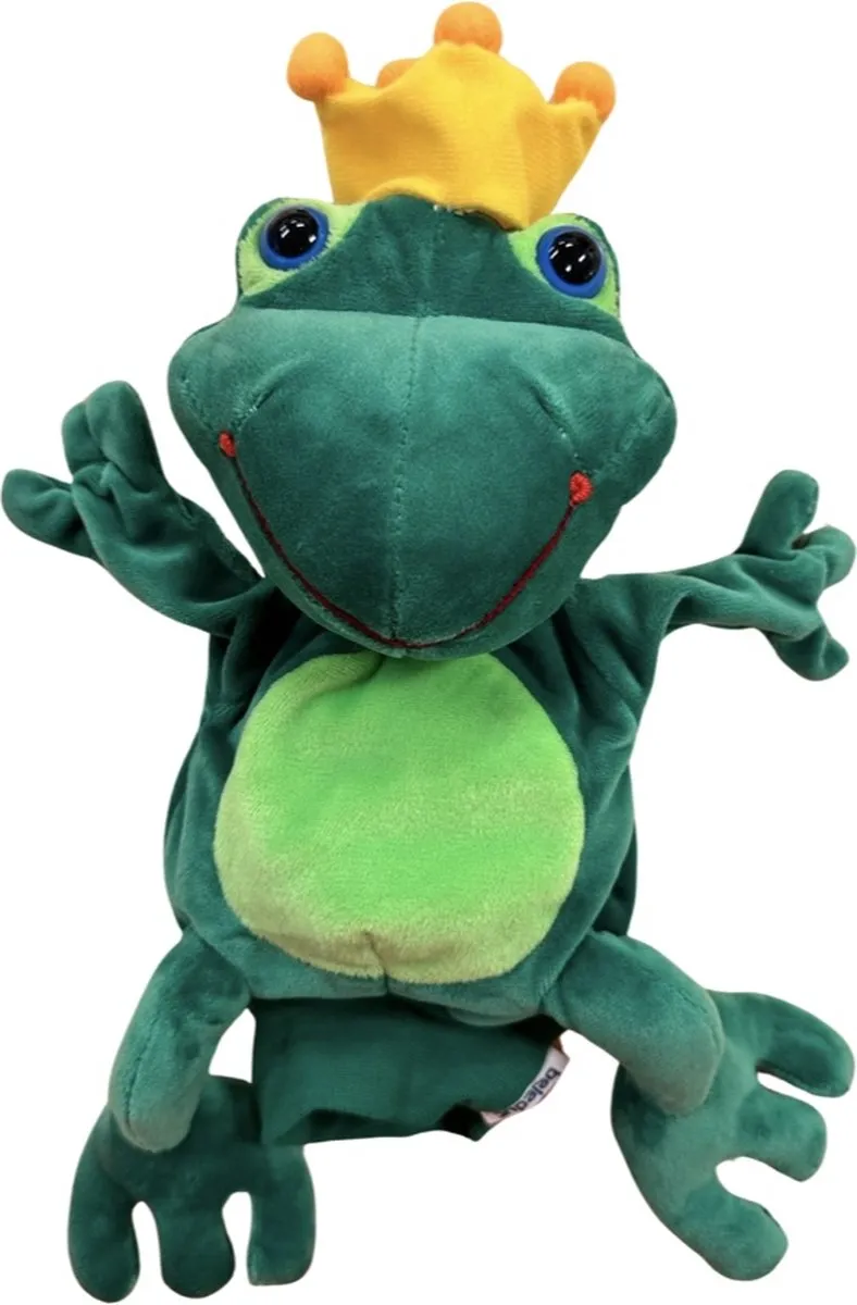 Beleduc Handpop Kikkerkoning 22cm