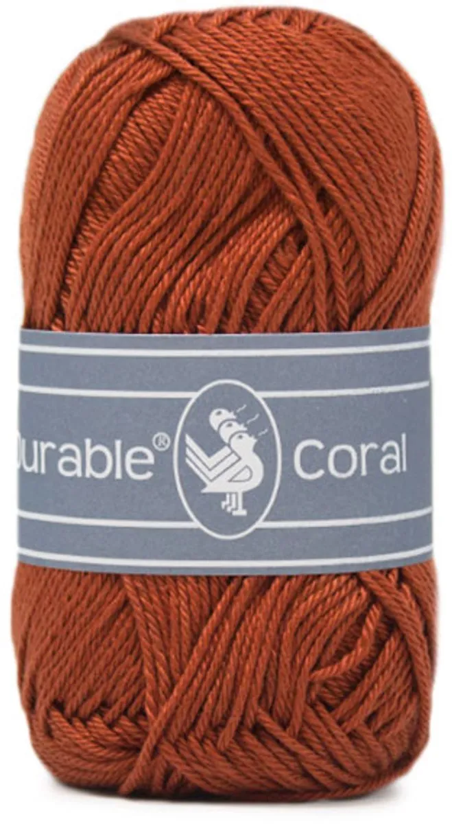 Durable Coral 2239 Garen - Gemerceriseerd Katoen - Brick