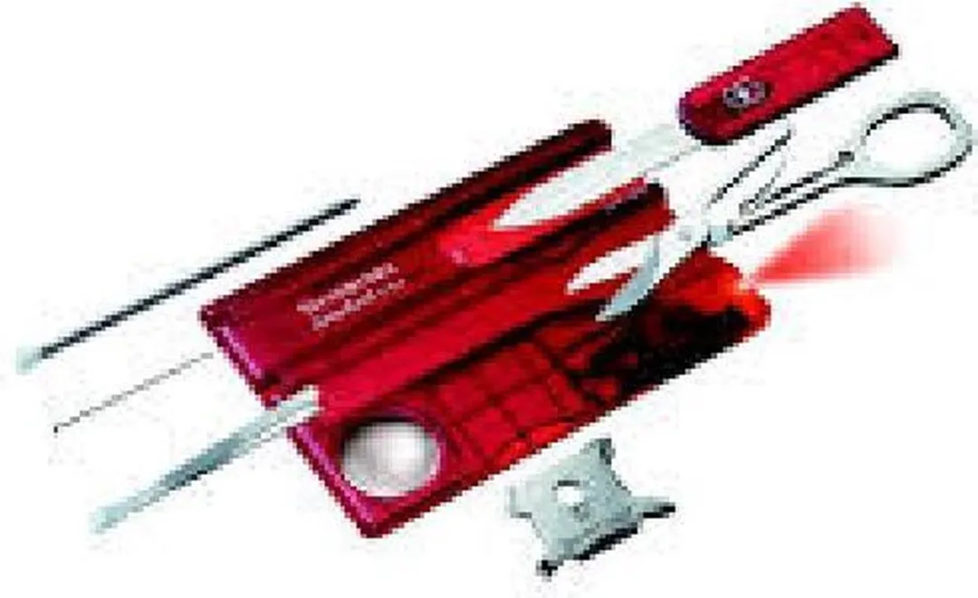 Victorinox SwissCard Classic Make-up & Manicurekoffer - 10-delig - Zwart/Transparant