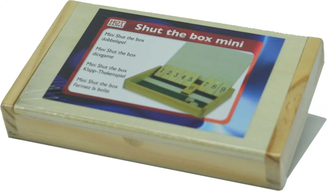 HOT Games Shut the Box Mini - 13x8cm