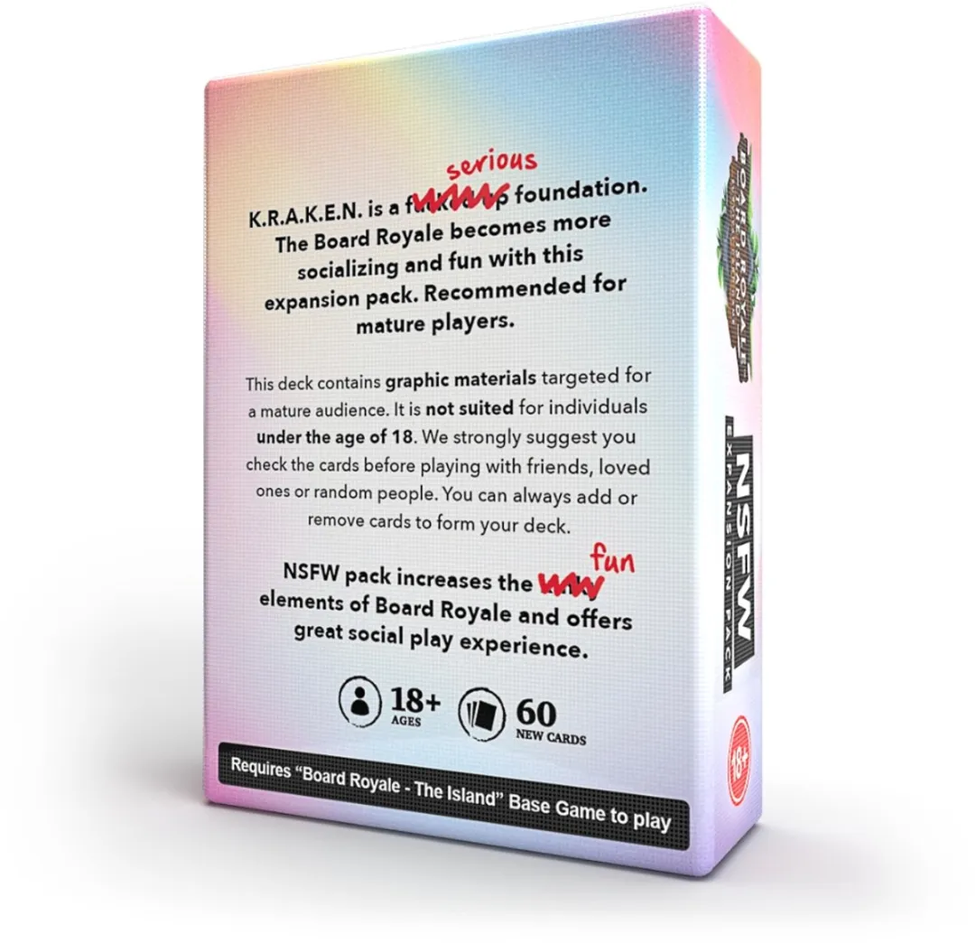 Board Royale: The Island NSFW Expansion - 18+ Uitbreiding - Engelstalig