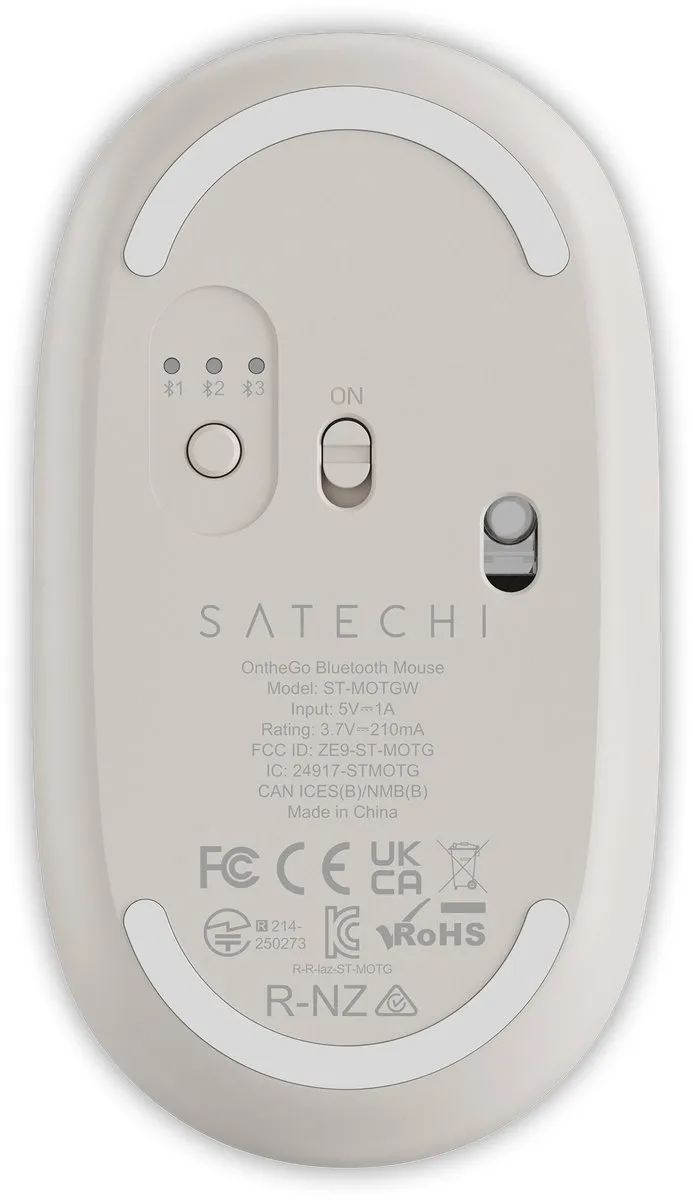Satechi OnTheGo Draadloze Muis ST-MOTGW - Beige - afbeelding 6 van 6