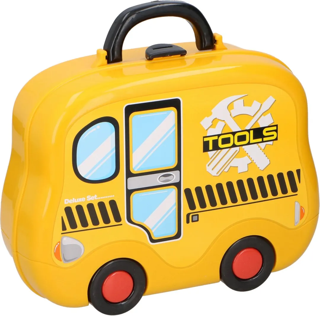 Eddy Toys Gereedschapskoffer 29-delig - Geel