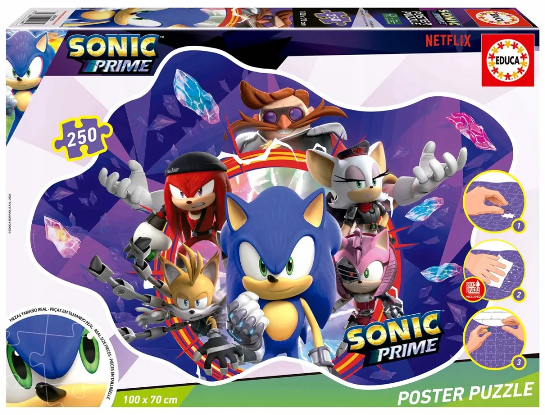 Educa Sonic Prime Puzzels 250 Stuks