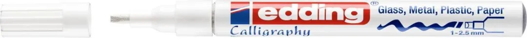 edding Glanslakmarker Kalligrafie 753 - Wit
