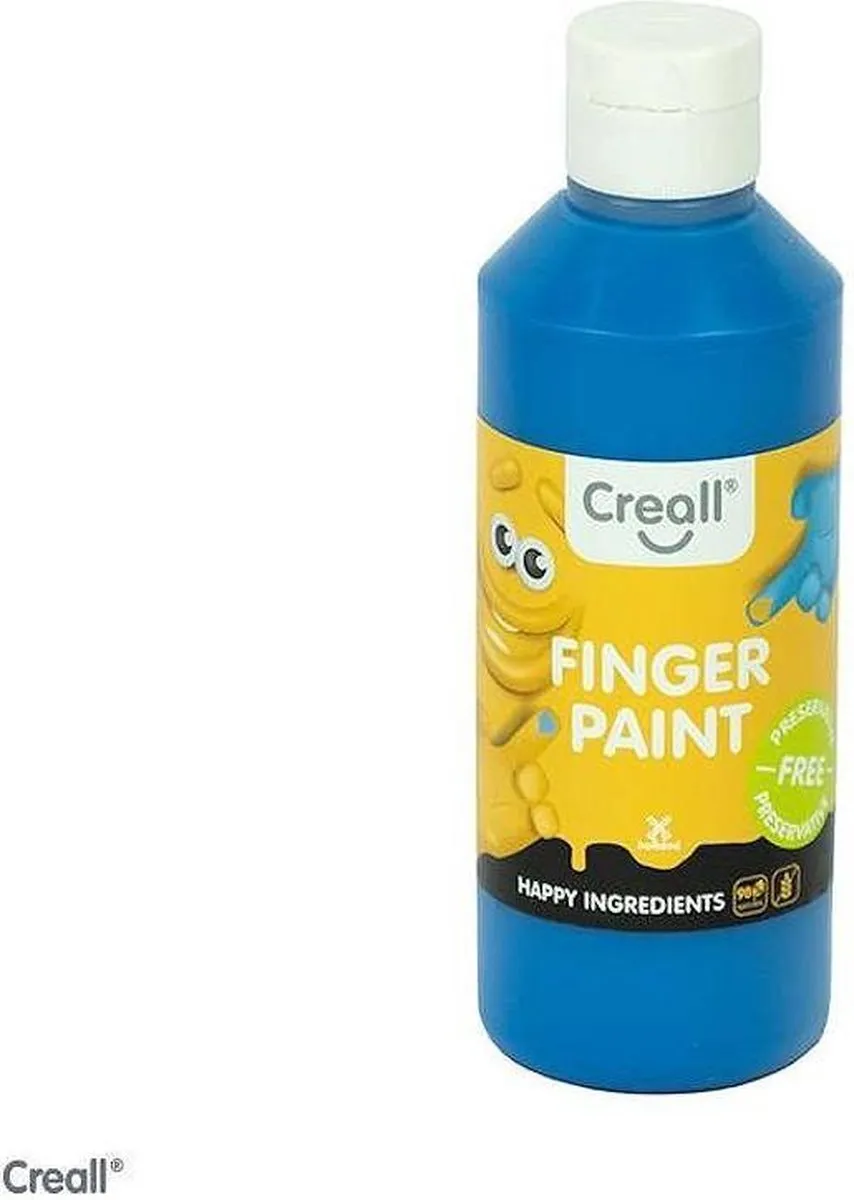 Creall Vingerverf Blauw 250ml
