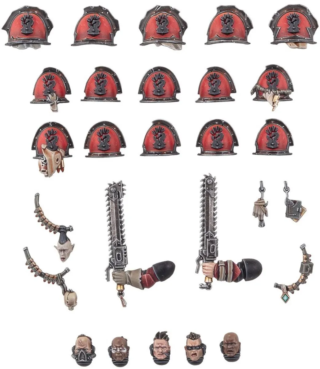Games Workshop Warhammer 40K Red Corsairs Lords of the Maelstrom 36 Onderdelen