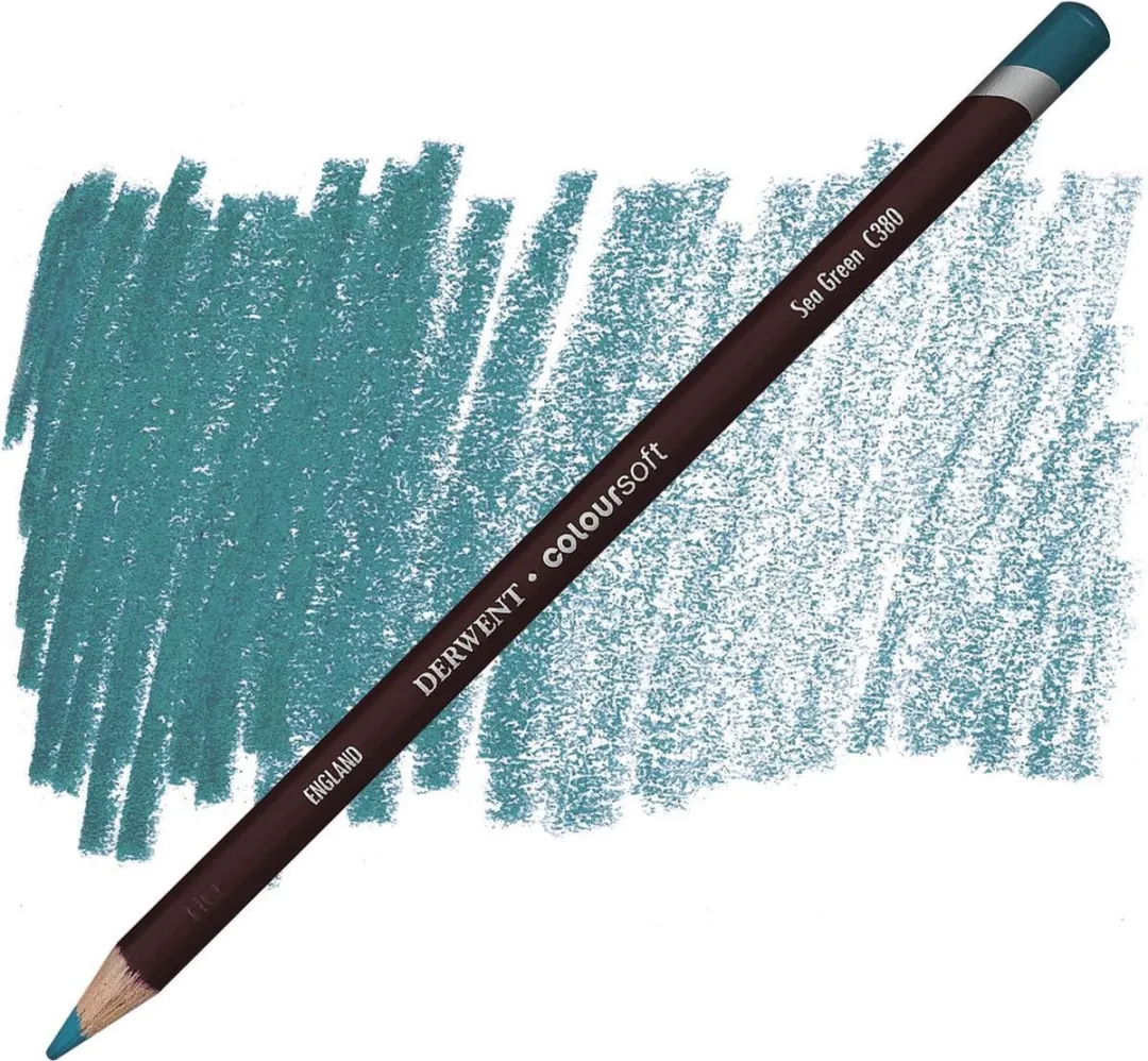 Derwent Coloursoft Potlood Sea Green C380