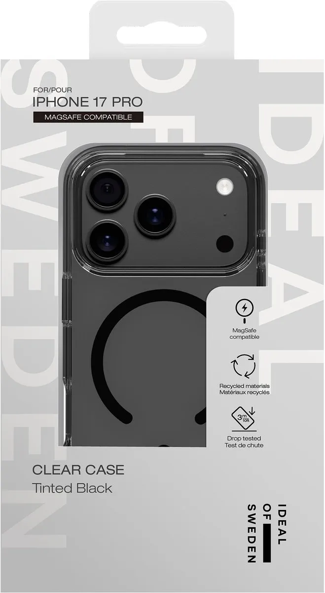 iDeal of Sweden Clear Case iPhone 17 Pro - Zwart - IDCLCMS-I2561P-470