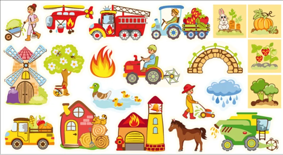 Eduplay Figuren voor Mega Magnetisch Bord - 2 Stuks - Multicolor