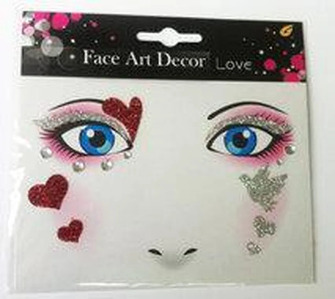Herma Face Art Glitter Stickers