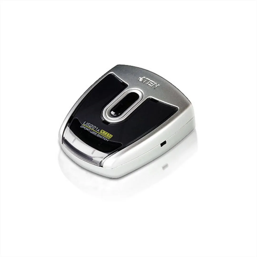 Aten US221A KVM-Switch - 2 Computers USB 2.0 - 3 Poorten