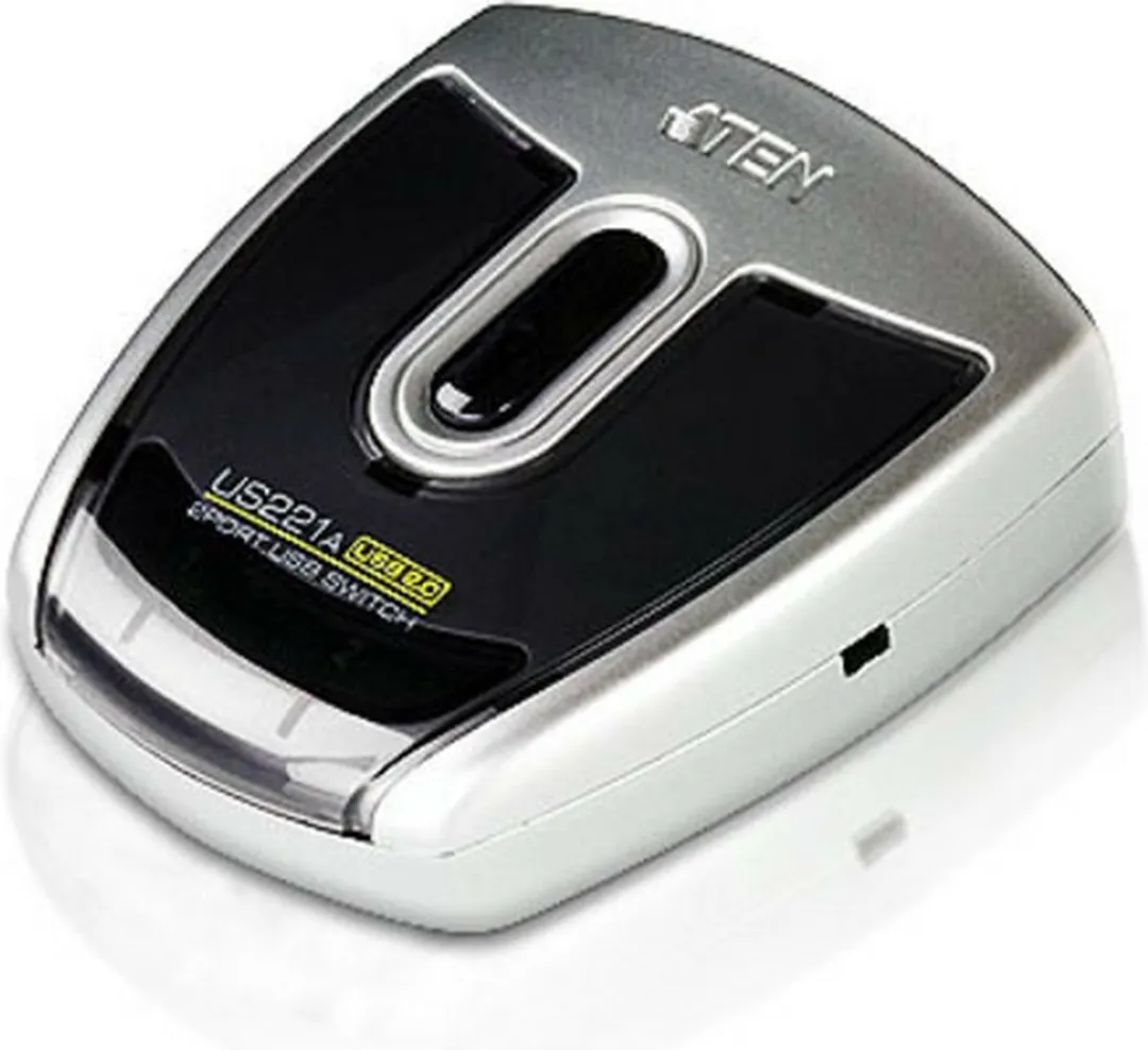 Aten US221A KVM-Switch - 2 Computers USB 2.0 - 3 Poorten