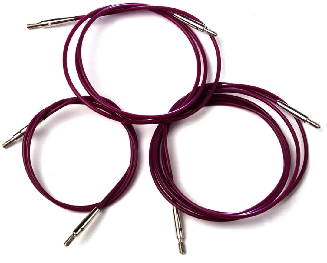 KnitPro Kabel 60cm - Paars