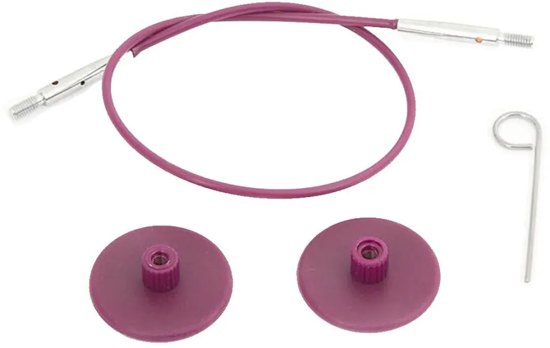 KnitPro Kabel 60cm - Paars