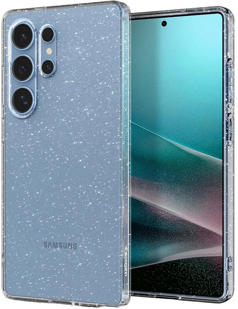 Spigen ACS08950 Liquid Crystal Backcover - Samsung Galaxy S25 Ultra - Transparant