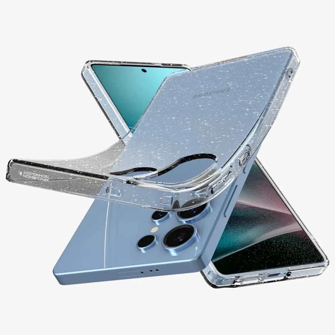 Spigen ACS08950 Liquid Crystal Backcover - Samsung Galaxy S25 Ultra - Transparant