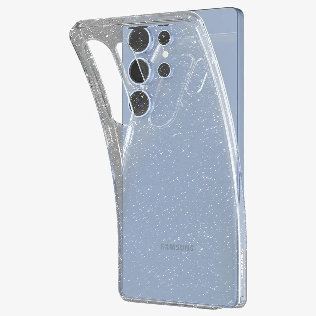 Spigen ACS08950 Liquid Crystal Backcover - Samsung Galaxy S25 Ultra - Transparant - afbeelding 6 van 6