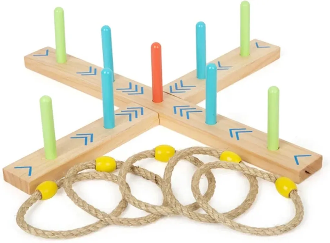 Small Foot Houten Ringwerpspel Active 12035 - 4 Spelers - afbeelding 6 van 6