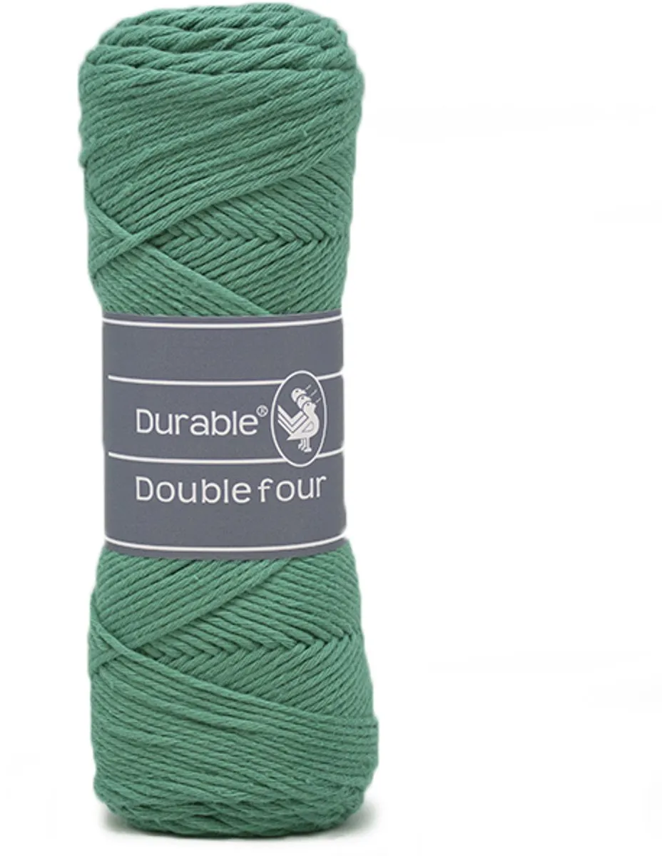 Durable Double Four Katoengaren Agate Green