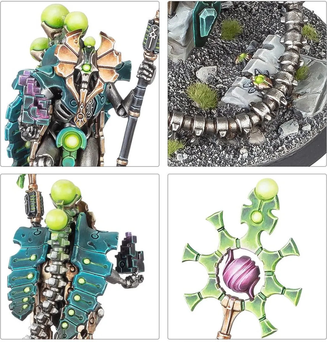 Games Workshop Necrons Orikan the Diviner - 15 Onderdelen