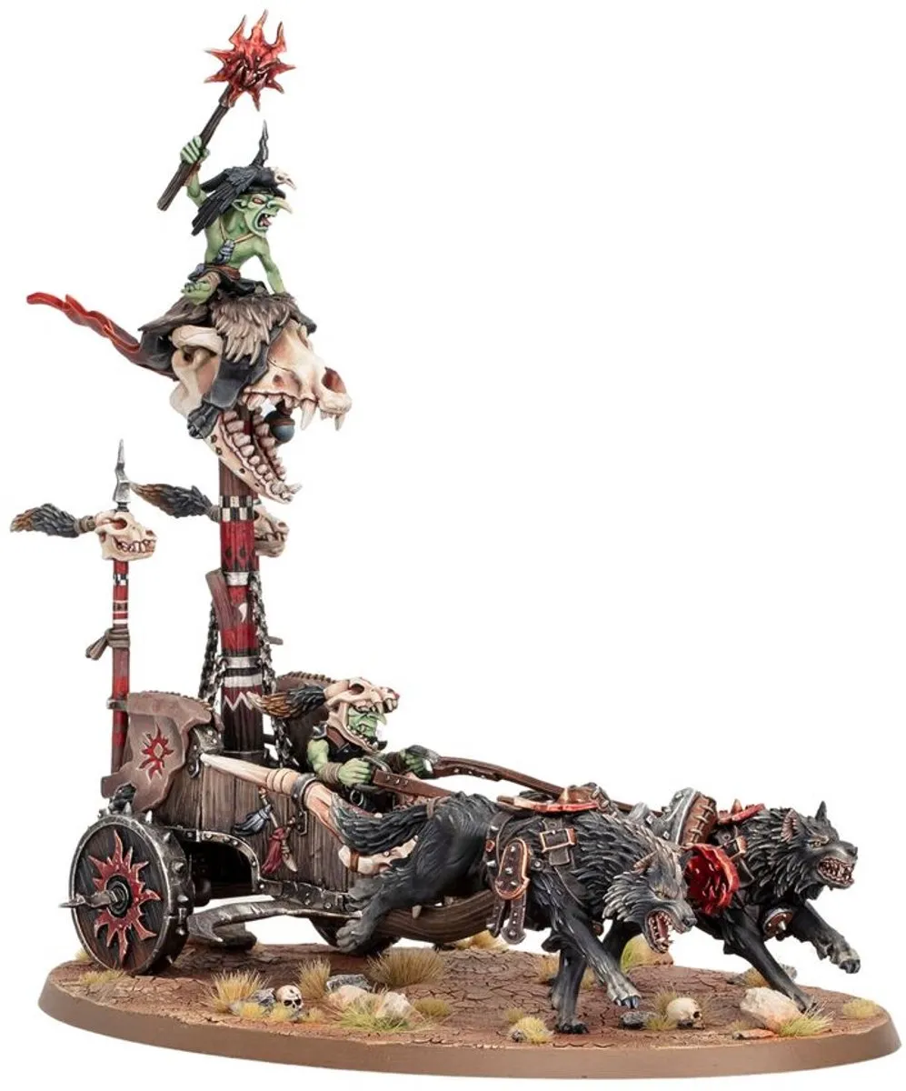 Games Workshop Gloomspite Gitz Snarlboss On War-Wheela