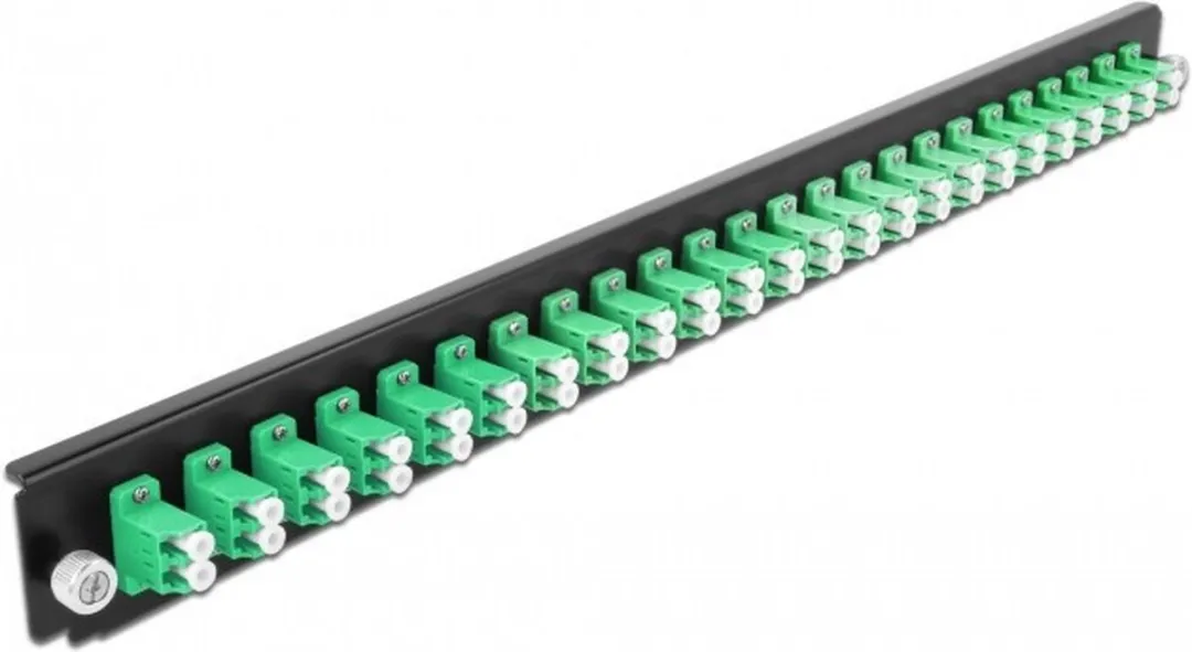 Delock 43358 Splice Box Frontpaneel - 24x LC Duplex Groen - afbeelding 2 van 2