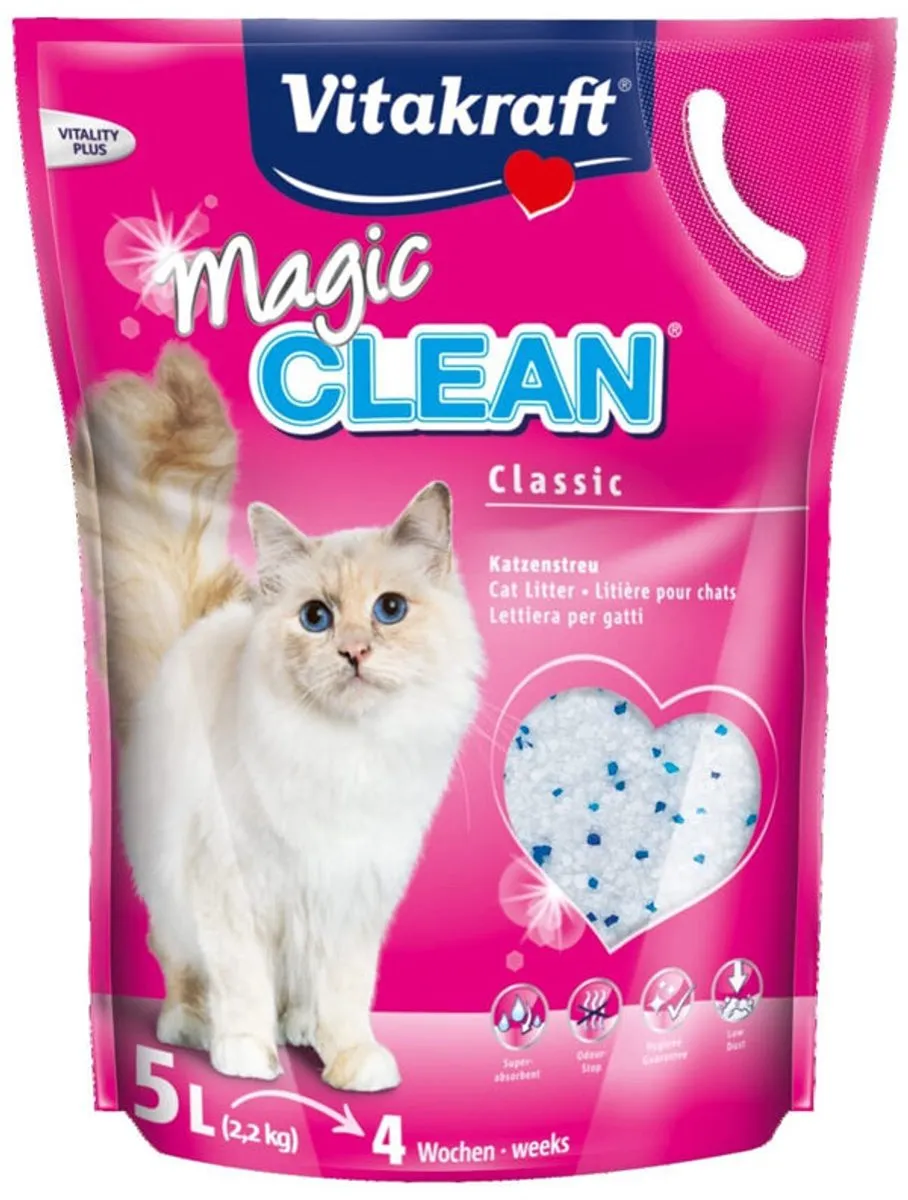 Vitakraft Magic Clean Kattenbakvulling 25L (6x5L)