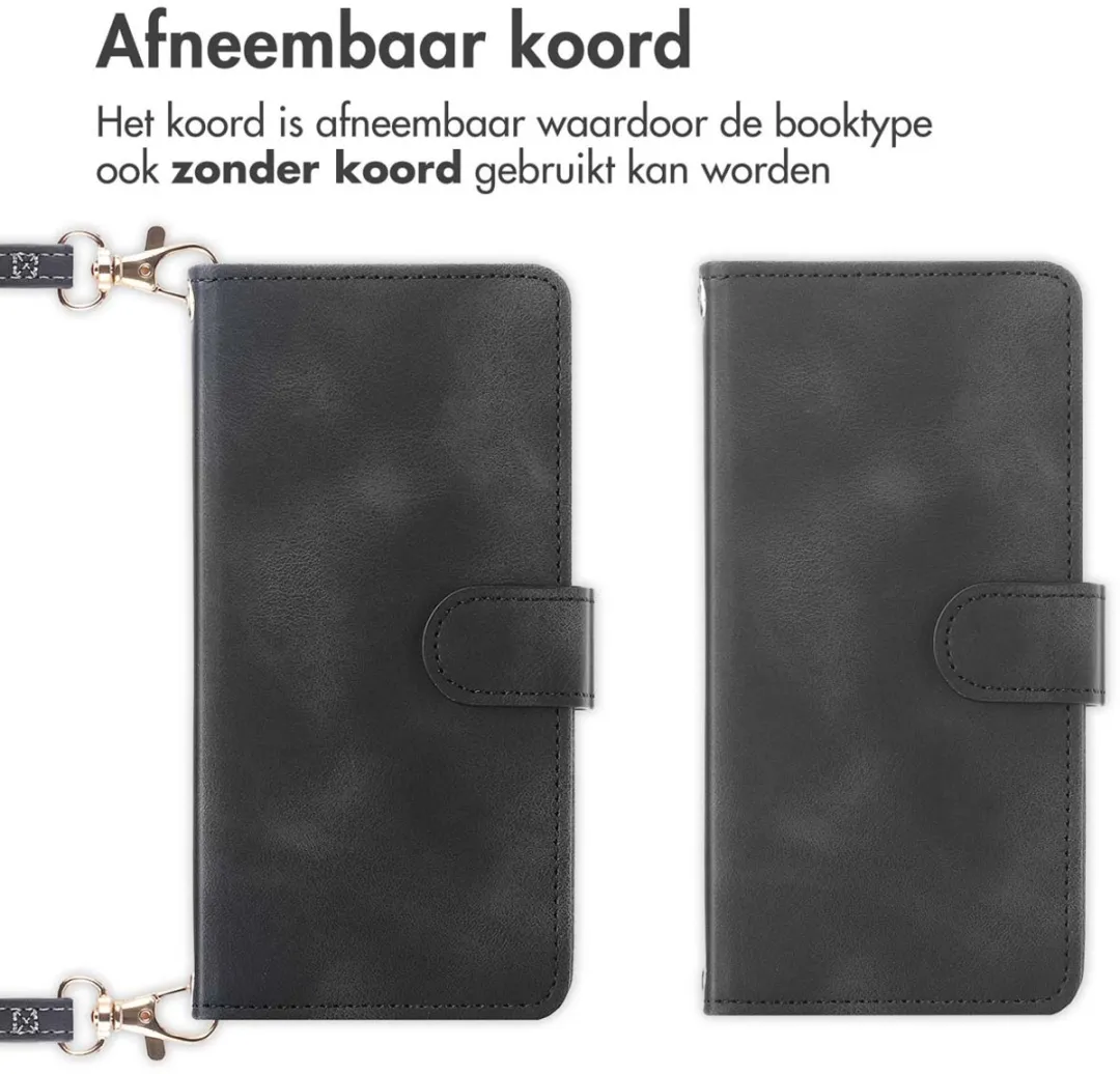 Imoshion Bookcase Hoesje Samsung Galaxy A14 - 3 Pasjes - Zwart