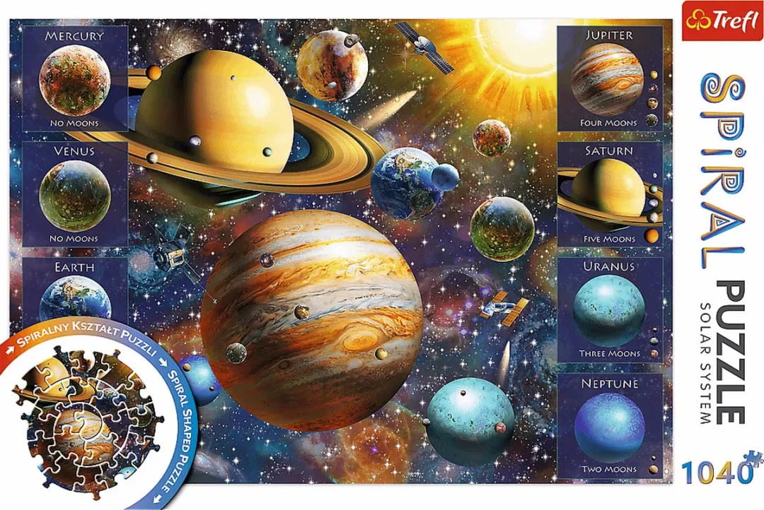 Trefl 1040SP Solar System Puzzle 1000 Stuks - Multicolor