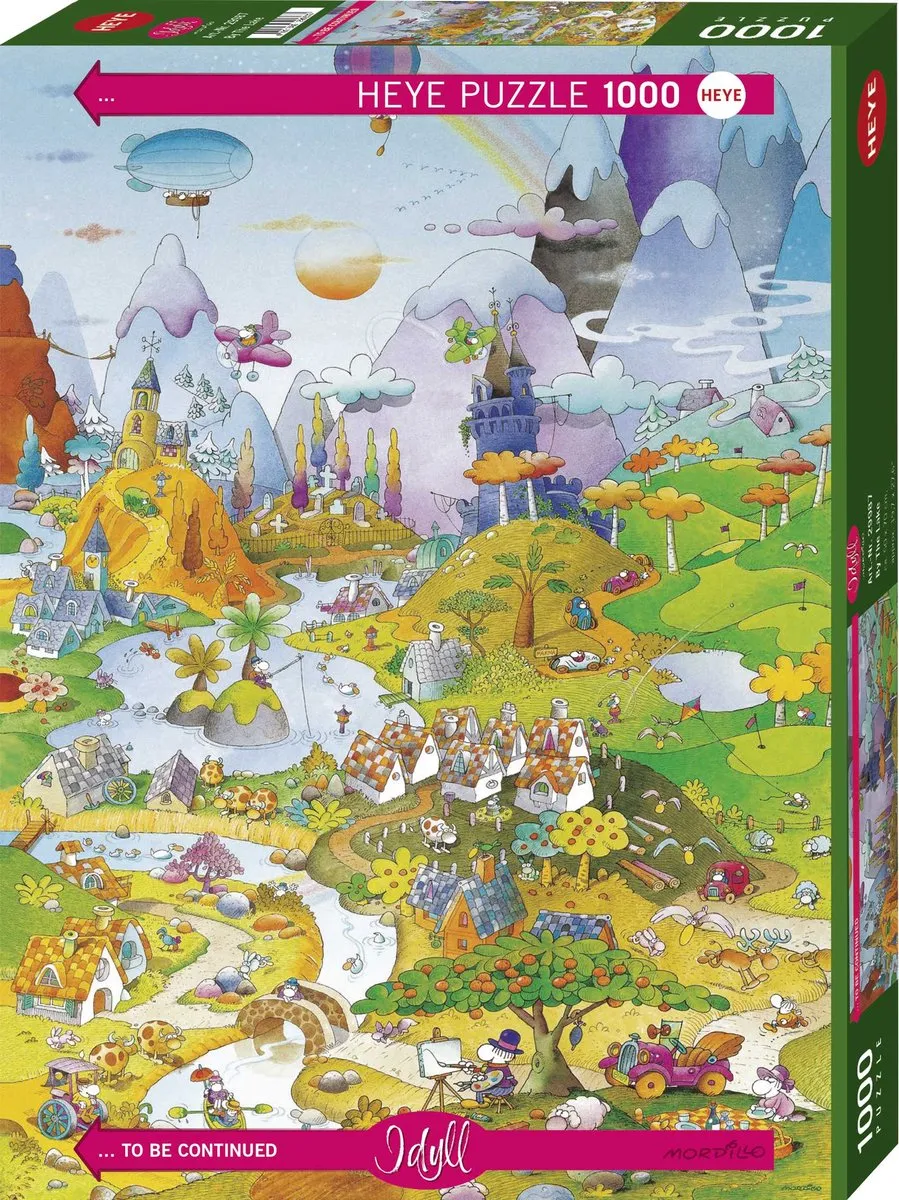 Heye Puzzel Aan het meer 1000 Stuks - Multicolor